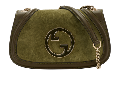 Medium Blondie, &pound;1,200, Handbags, Khaki, Leather/Suede, Front view